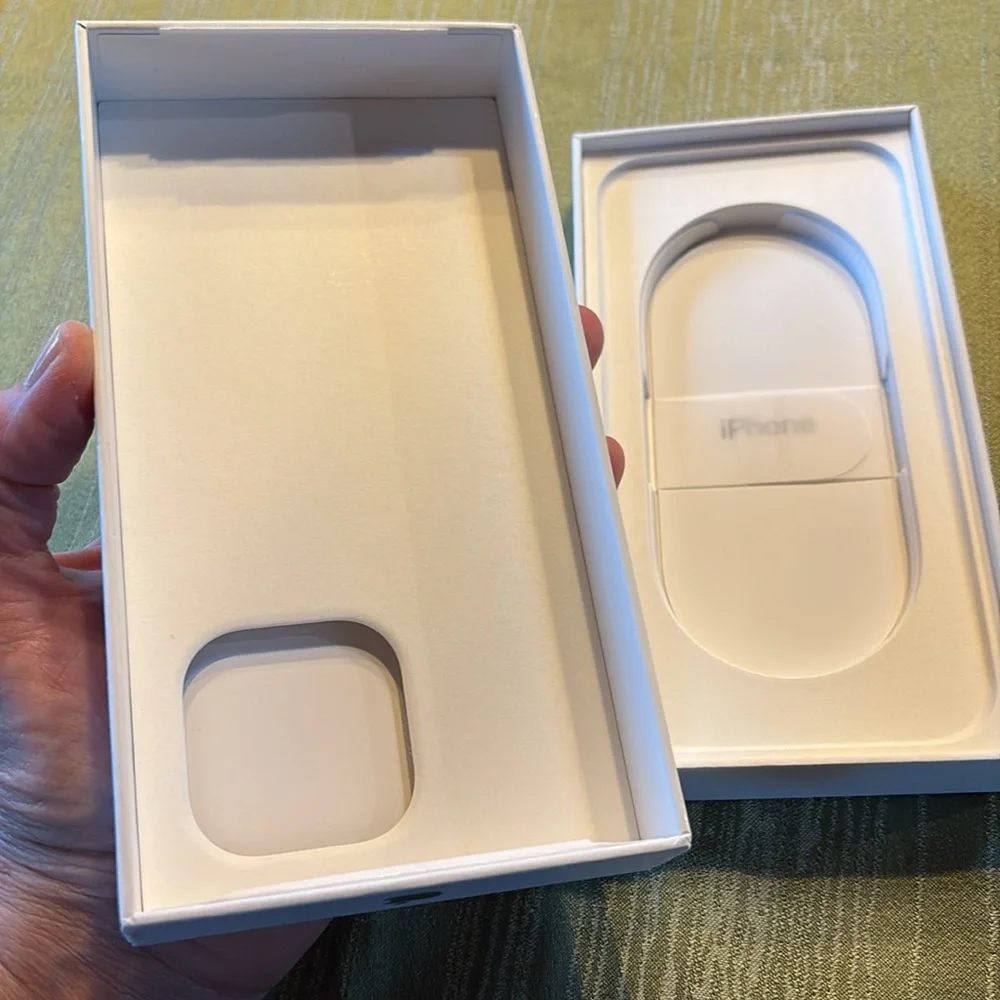 Empty 16 Pro max Apple iPhone box AUTHENTIC PACKAGING replacement desert gold